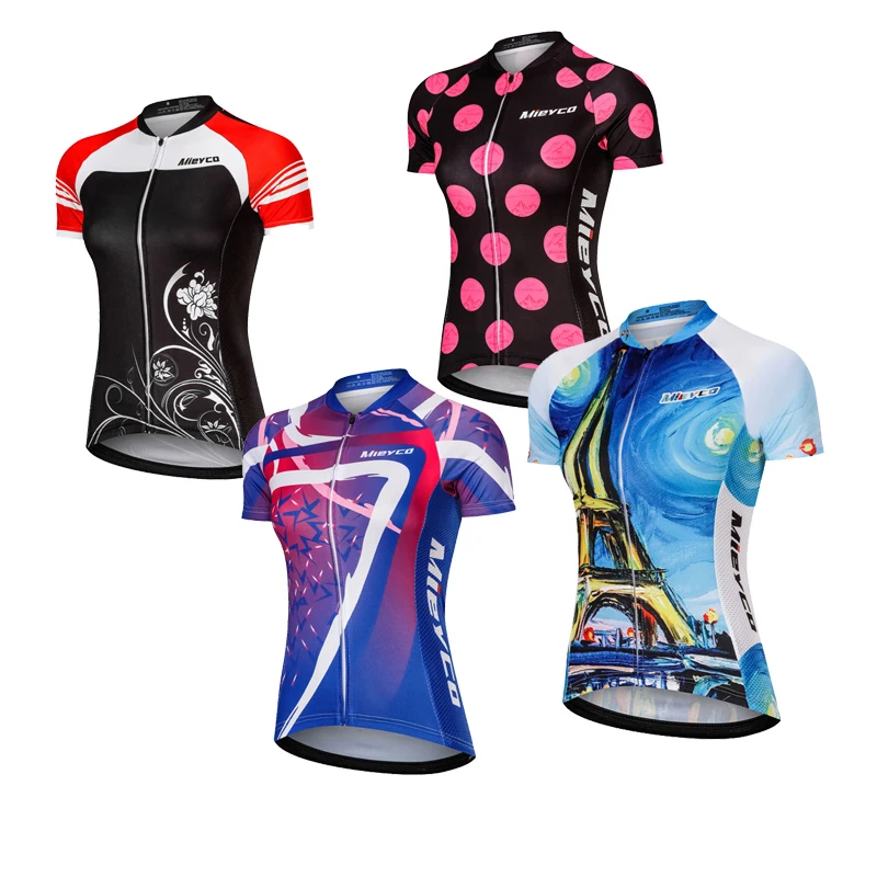 Women's Cycling Jersey Short Sleeve Sports Top Bike Bicycle Shirt Thin Section Sport Outfit For Woman Roupa Ciclismo Feminina