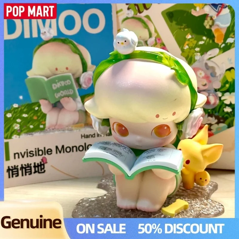 Genuino pop mart mano nella mano serie scatola misteriosa Skullpanda Dimoo Crybaby figurine collezione decorazione scatola cieca giocattolo regalo