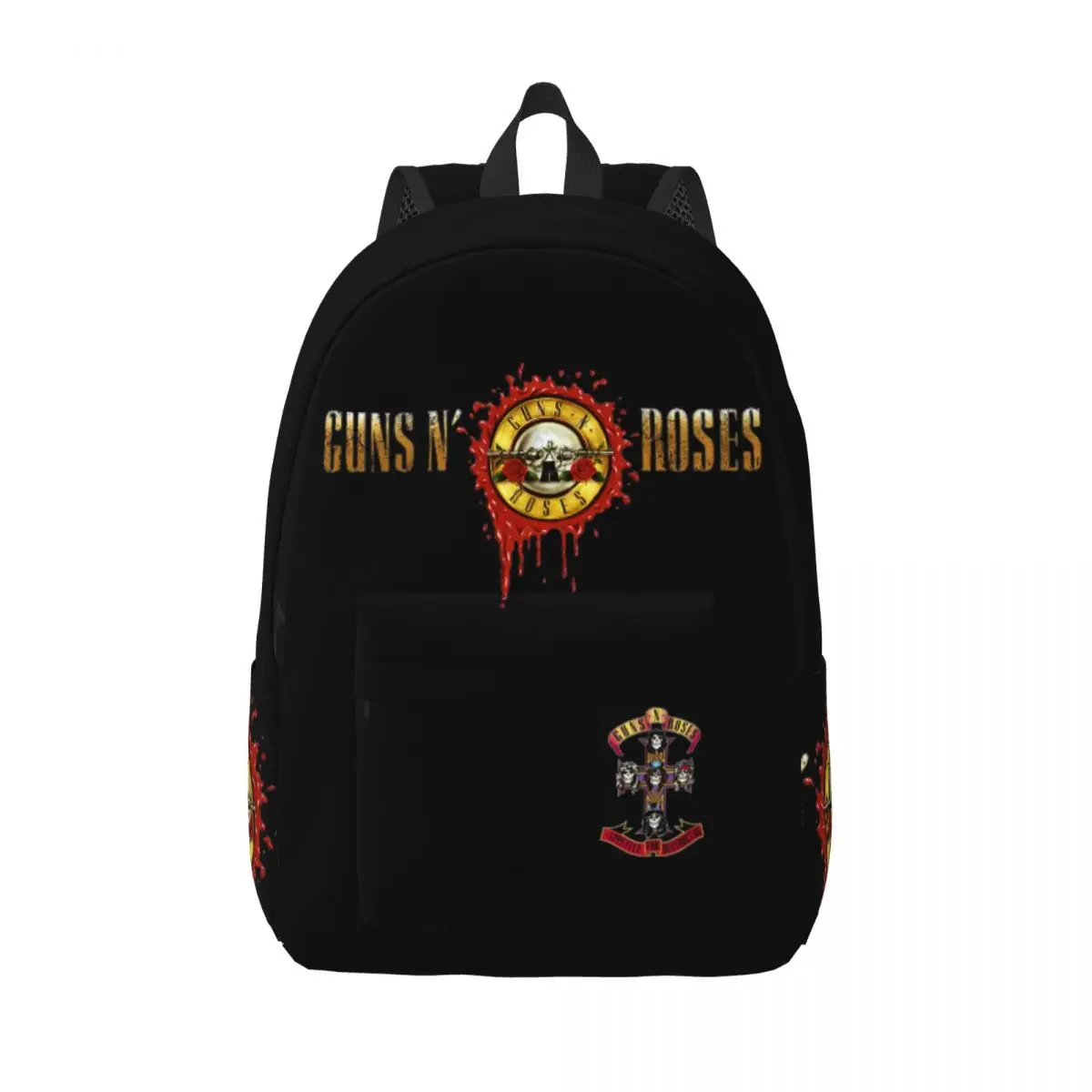 

Guns N Roses GNR Logo Cool Backpack Sports High School Work Steampunk Music Daypack for Men Women Laptop Computer Canvas Bags