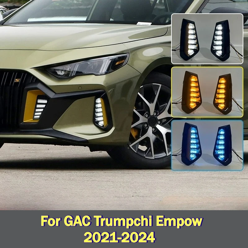 

Led Daytime Running Light Flowing Turn Signal Front Light For GAC Trumpchi Empow 2021 2022 2023 2024 Modified Accessories