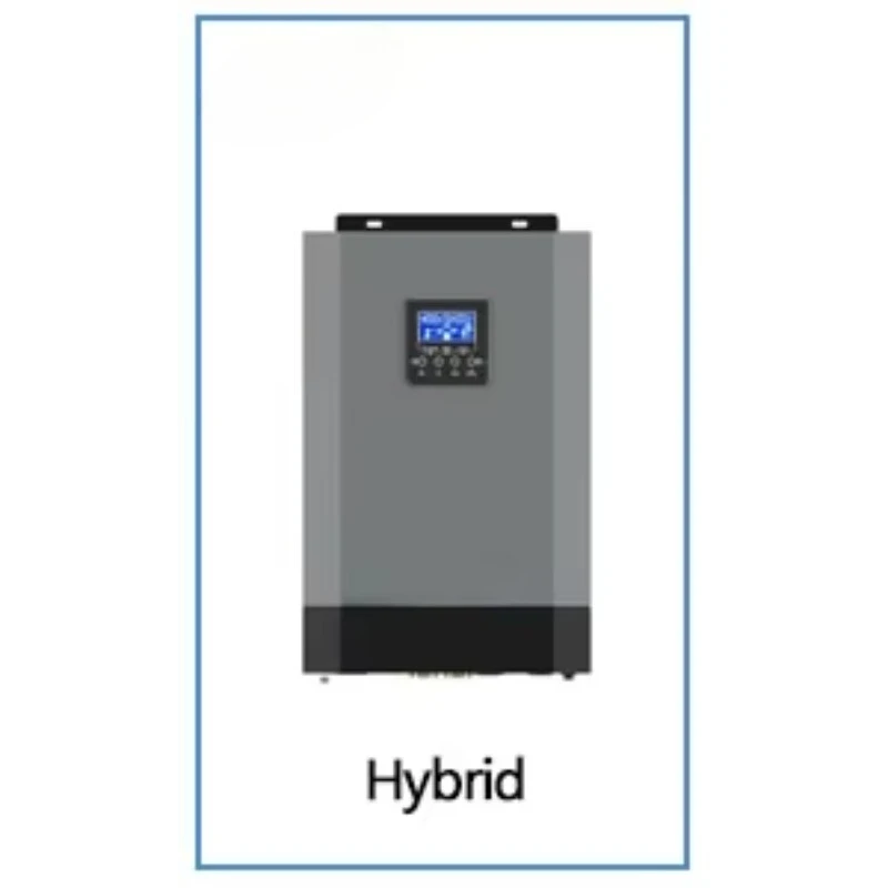2025 Complete Hybrid Solar Panel Set Controller Grid System with Wooden Box Aluminum Alloy Home Kit