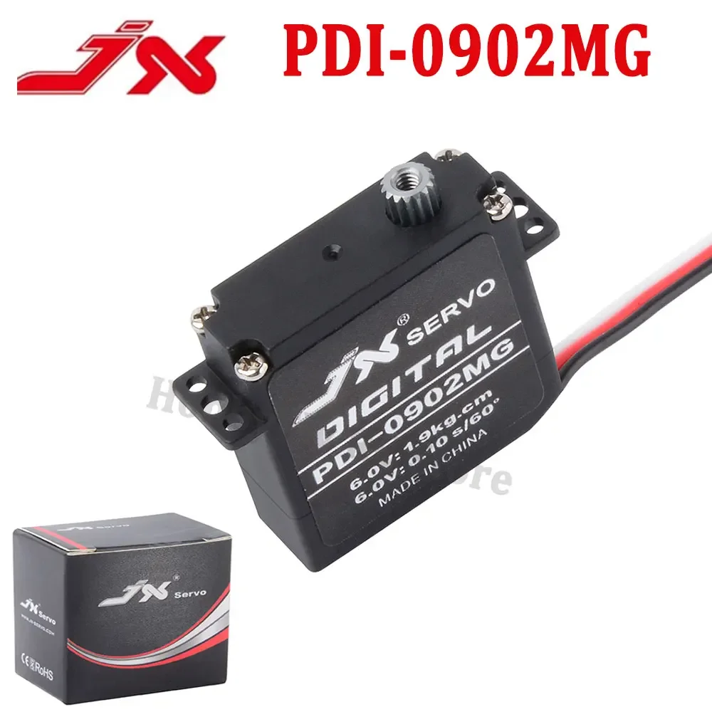 JX PDI-0902MG 9.4g 2.6kgf・cm@6V Digital Metal Gear Servo-High-Torque for RC Planes Ailerons,Robots Joints&Helicopters Tail Rotor