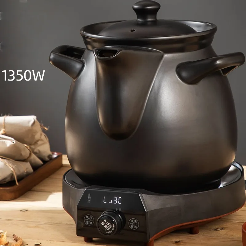 220V 6L/8L Ceramic Automatic Electric Multi Cooker Herb Medicine Decoction pot Slow Stewer