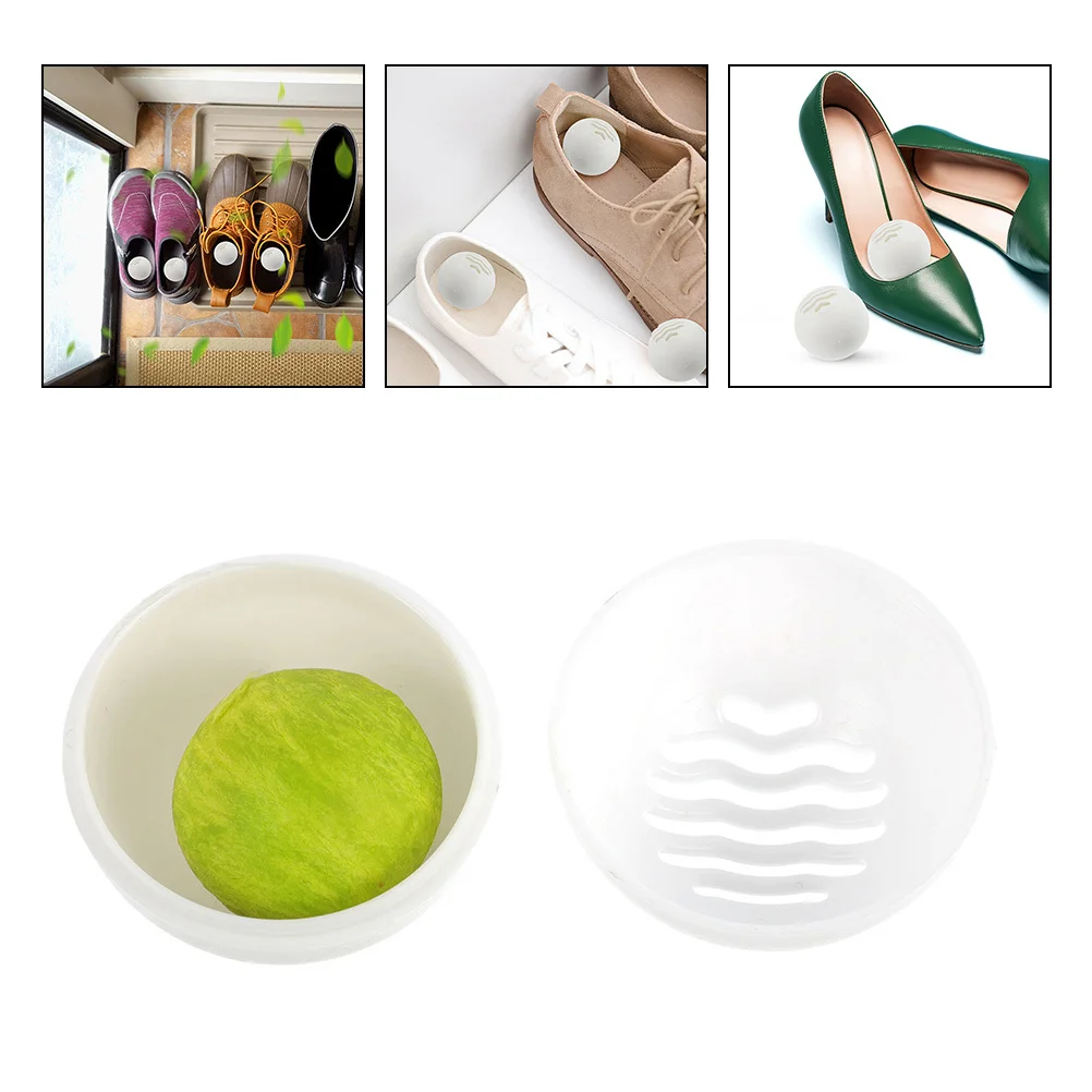 

16pcs Deodorant Balls Compact Shoe Odor Remover For Sneakers Gym Bags Small Spaces Portable Air Freshener Household Cabinet
