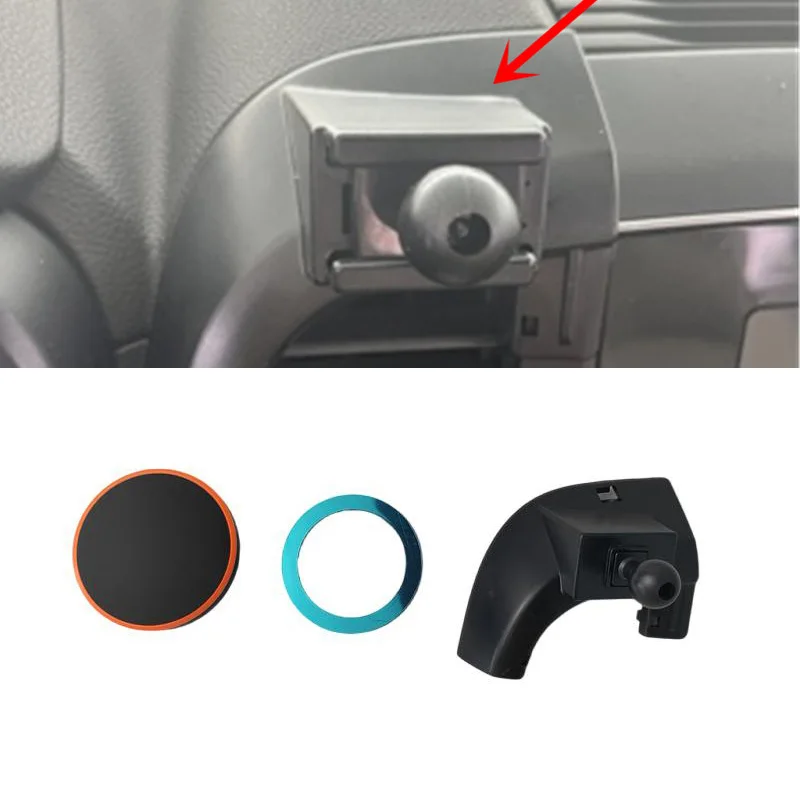  1Set ABS For 2017-2023 RENAULT KOLEOS II HC Special Car Phone Holder Fixed Bracket Stand Mobile Magnetic Attraction Function