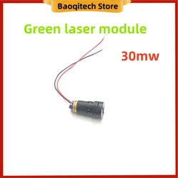 30mw 532nm high brightness 15mm green laser module 135mA 3v straight line horizontal laser marking instrument green laser head