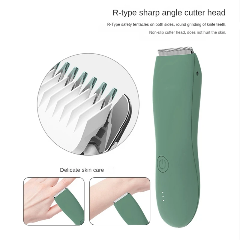 IkWomen-Tondeuse à cheveux électrique pour hommes et femmes, rasoir pour femme, tondeuse bikini, tondeuse à l'aine et au corps, toiletteur d'épilation