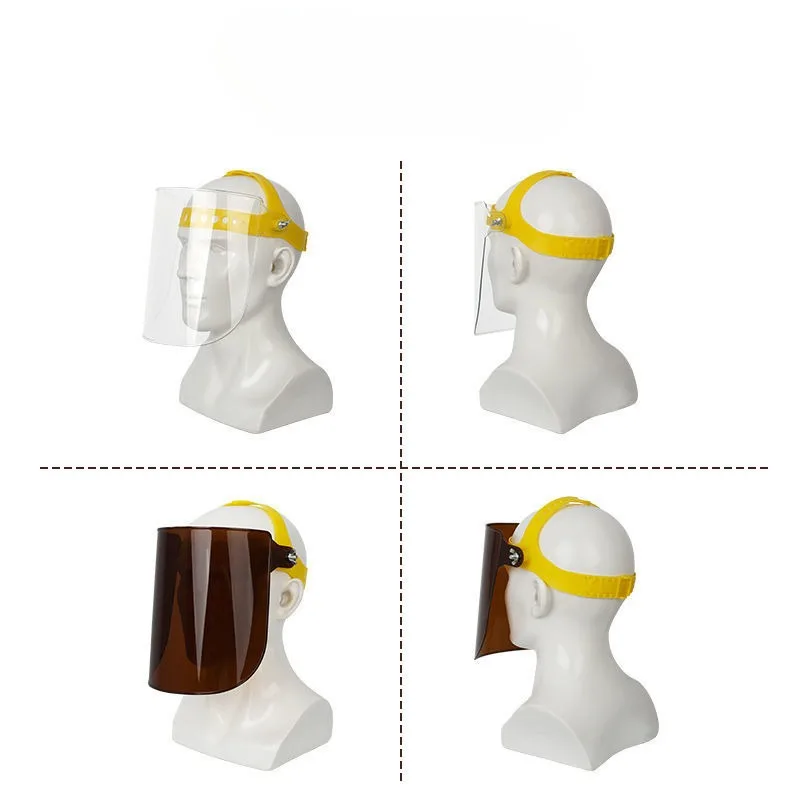 PC Plastic Portable Transparent Protective Welder Face Cover Welding Helmet Auto Darkening Anti Splash Safety Shield Visor