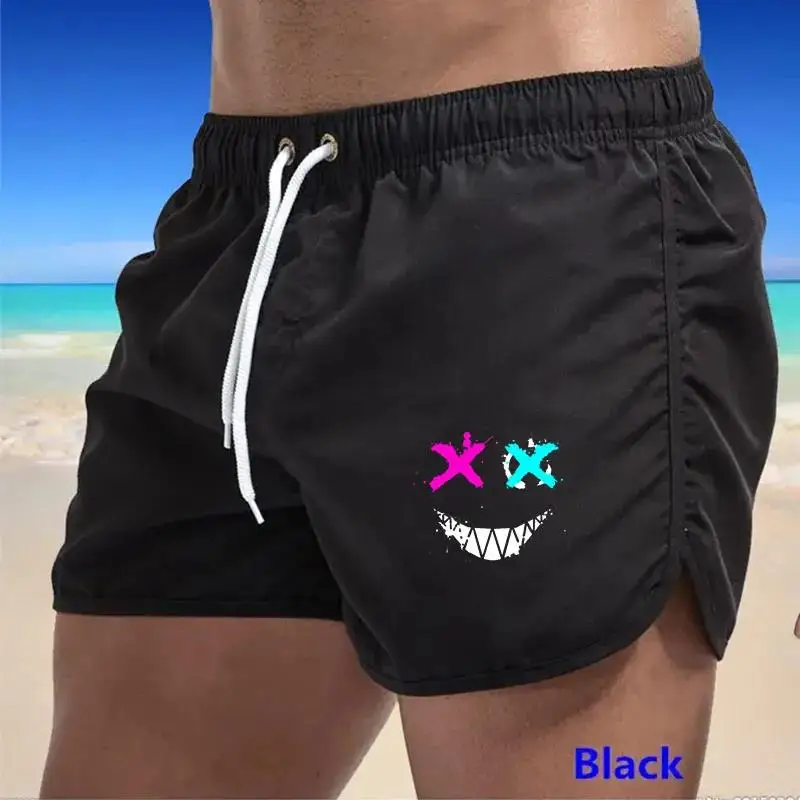 Summer Shorts Men Swim Trunks Quick Dry BoardBreathable Drawstring With Pockets Surfing Beach Shorts Bathing Suit  Sweat Pants