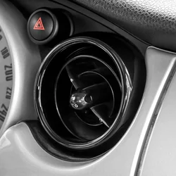 for Mini Cooper R50 R52 R53 2006 2005 2004 2003 2pcs Air Conditioner Vent Outlet Cover Ring Interior Accessories Cover Trim