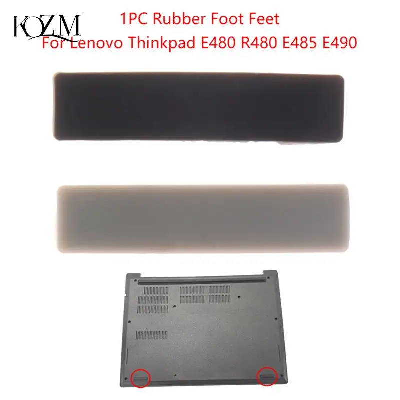 1pc Bottom Case Rubber Foot Pad Stand Notebook Laptop Replacement Feet Base For  Thinkpad E480 R480 E485 E490/ R14 E15 E14