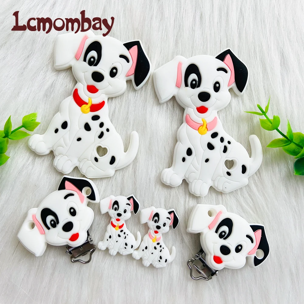 Dalmatians Baby Silicone Beads Teether Clip Set