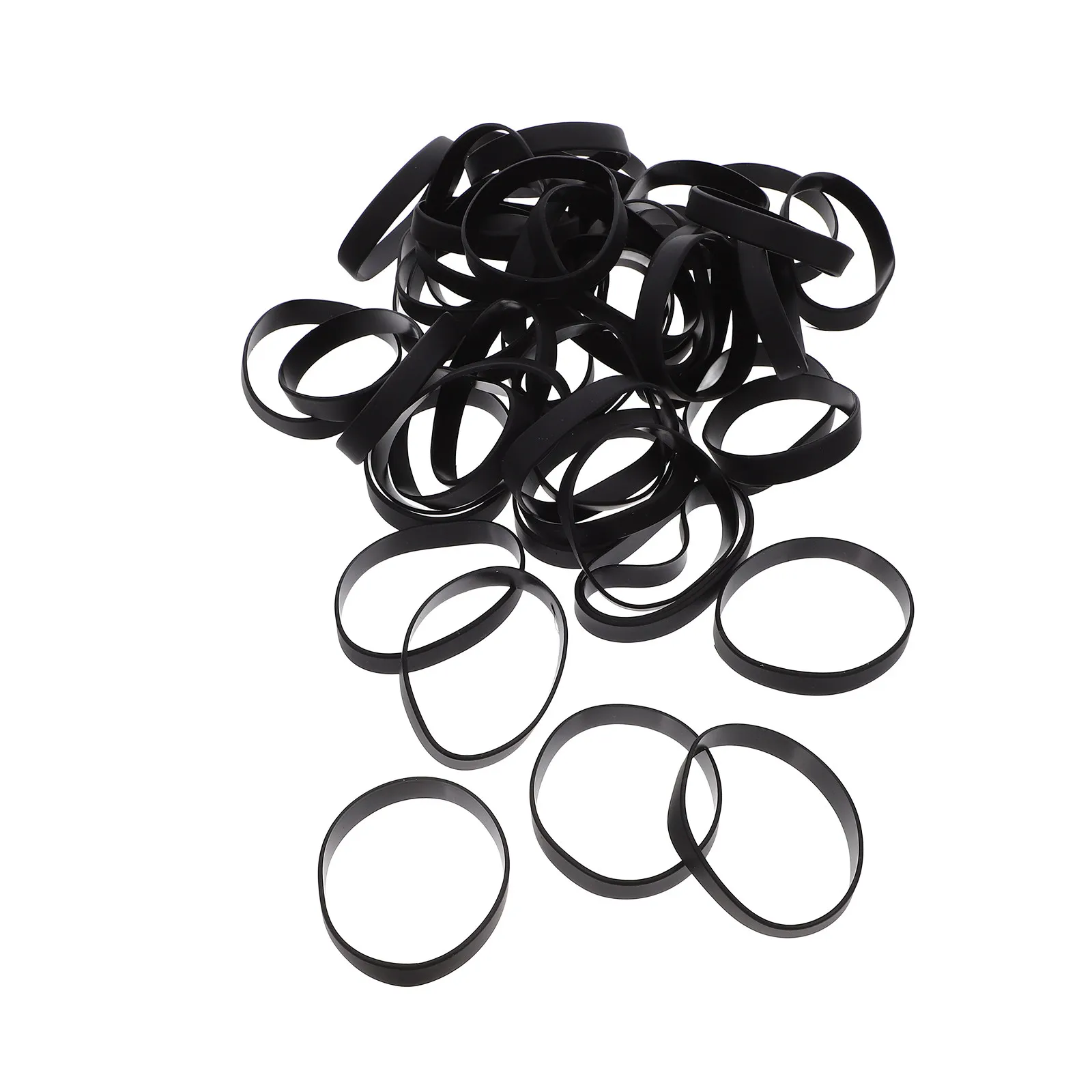 50Pcs Silicone Bracelets Bulk Stretchable Unisex Wristbands for Party Music Festival Birthday Bridal Shower Comfortable