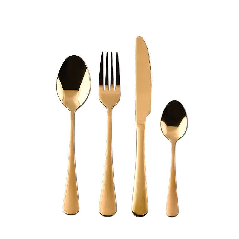 Direct supply Stainless steel party tableware set Lucky box Storage includes 24 spoons Forks Business gifts