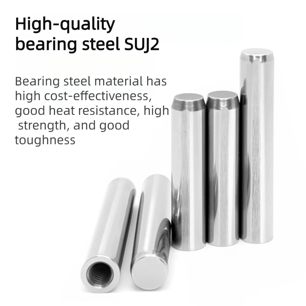 H7 Negative Toleranz M2-M10 Innengewinde Zylindrischer Stift MSTH Lagerstahl SUJ2 Metall-Positionierungsstange Auto-Werkzeug Befestigungsstift – Detail 3