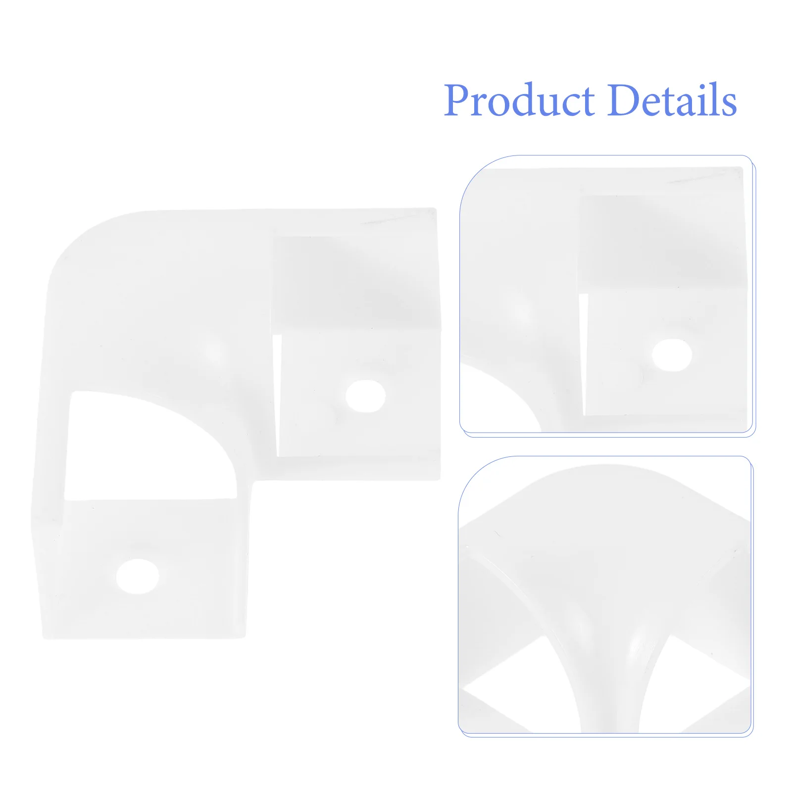 10 قطعة موصلات ركن الضوء الشريط البلاستيكية على شكل حرف V 90 درجة قنوات تحول لملحقات قناة قذيفة الضوء LED #6