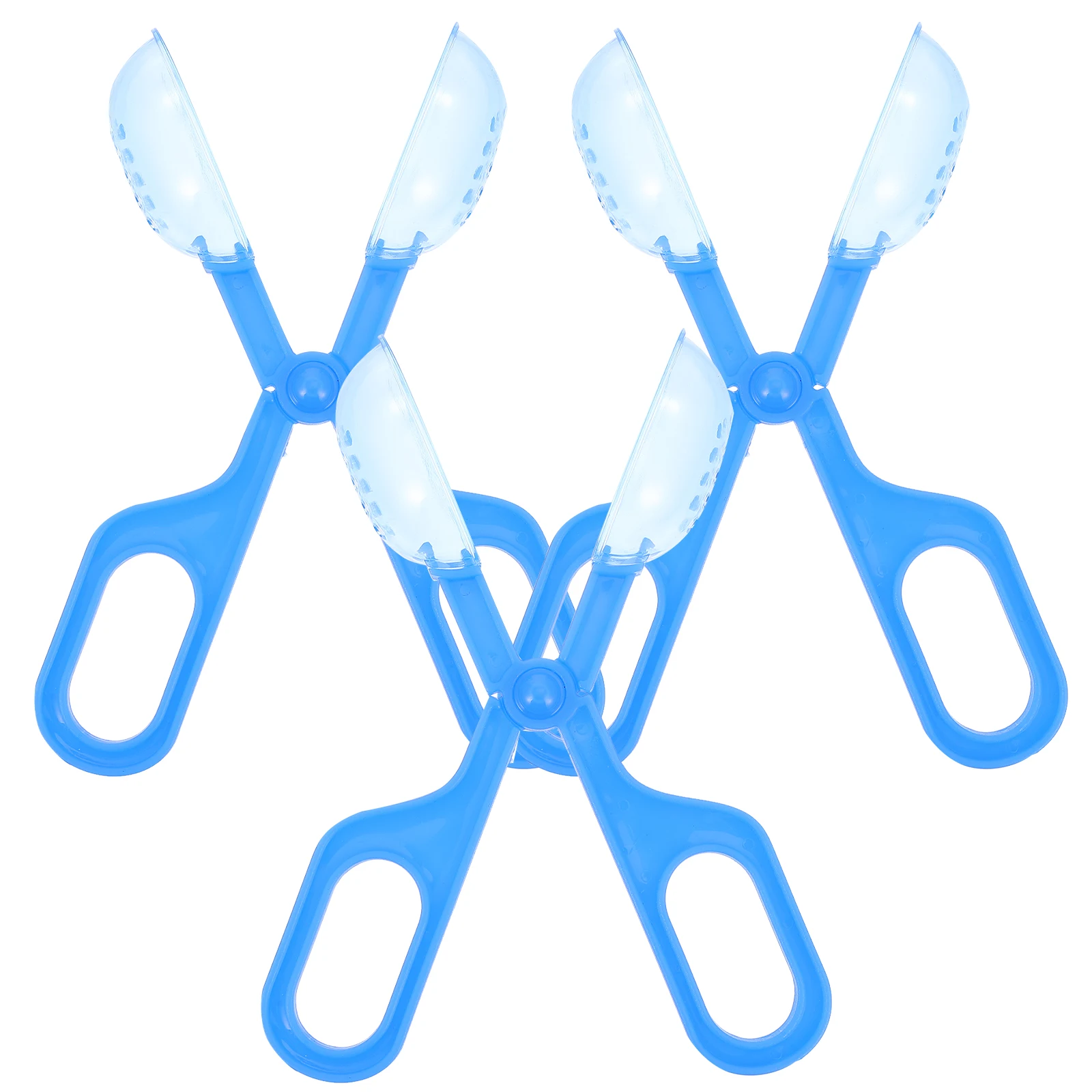 

3 Pcs Clip Pet Supplies High Hardness Reptile Poop Picker Plastic Cleaning Supplies Frog Reptile Poop Picker Blue Storage