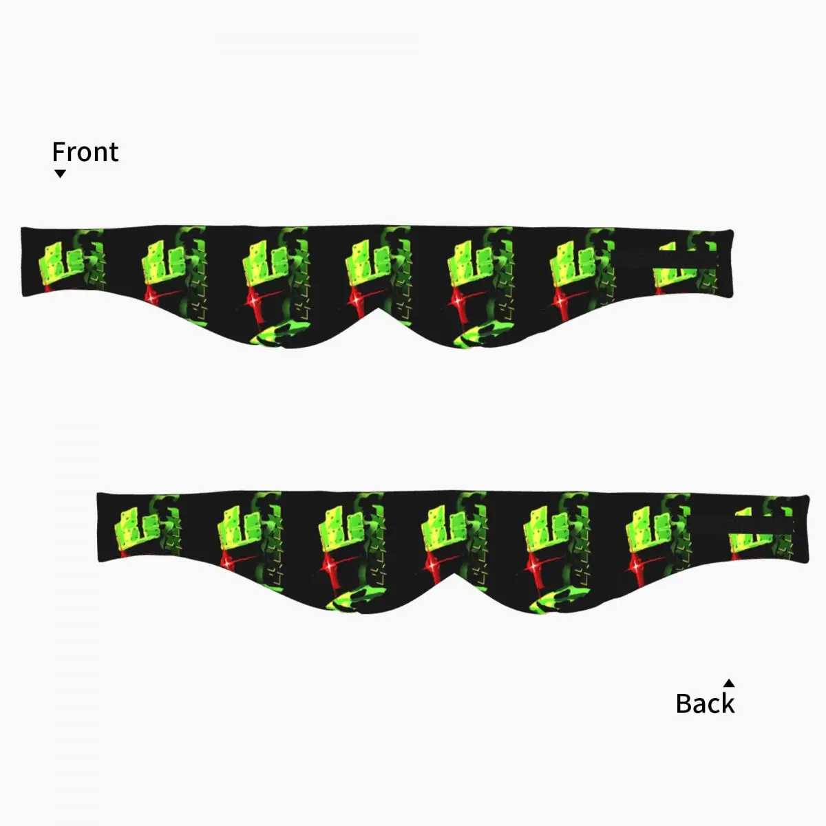 Forsaken 1x1x1x1 Headshot sleep eye mask Light Blocking Portable Eye Cover for Girls Boys Travel Party Gift Eyeshade eyepatch view 3