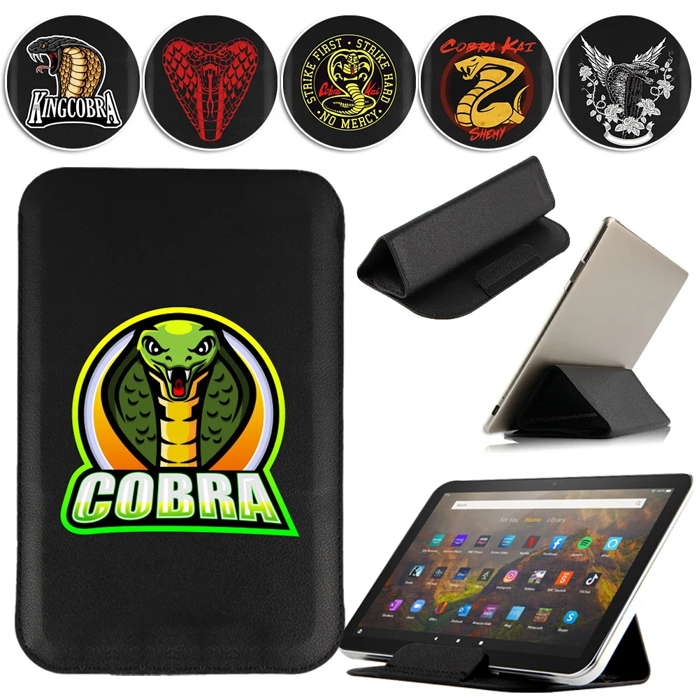 Funda de cuero PU para tableta Fire 7/HD 8 10 /HD 8 Plus(10 ° 2020) 10 Plus(11 ° 2021) funda magnética serie Cobra