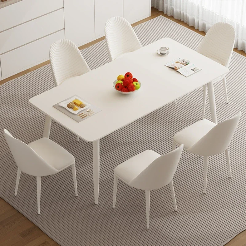 

Home Furniture Restaurant Table Dinning Tables Multifunctional Sets Luxury White Large Breakfast Mesa Study Mini YN50DT