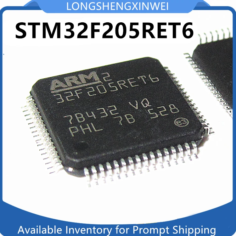 1PCS  STM32F205RET6 STM32F205 LQFP-64 Cortex-M3 32-bit