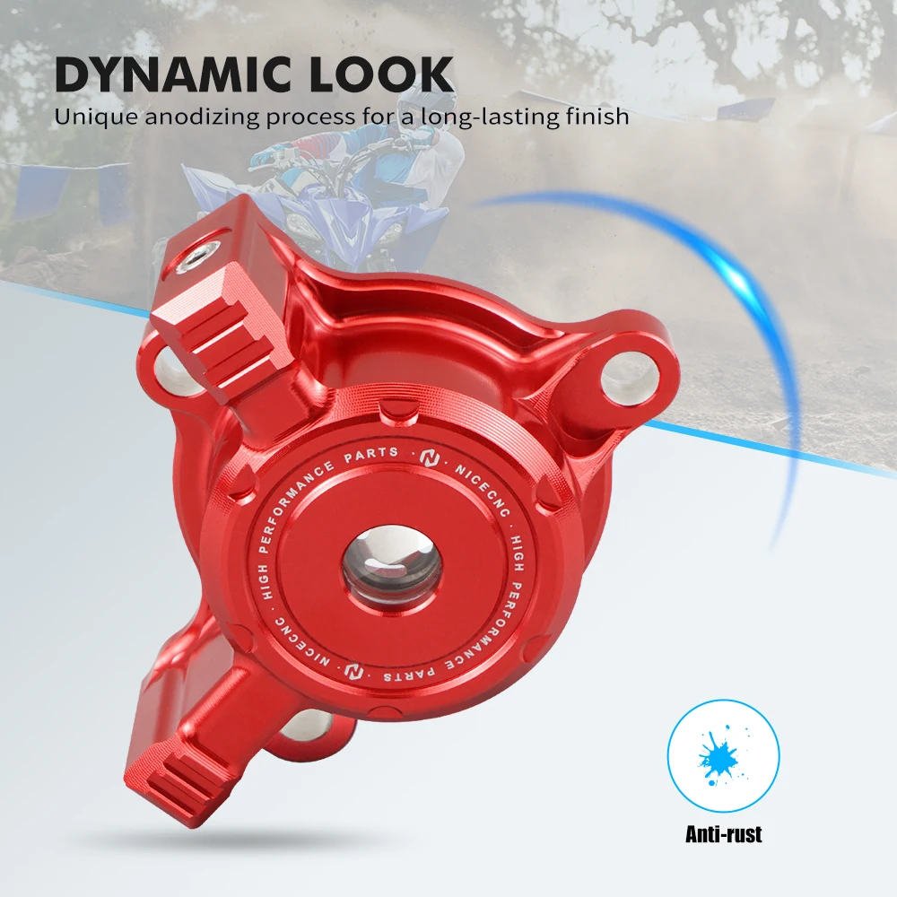 NICECNC YZ250F 透明クリアオイルフィルターカバーキャップガードプロテクター ATV ヤマハ WR250F WR450F YZ250F 2003-2007