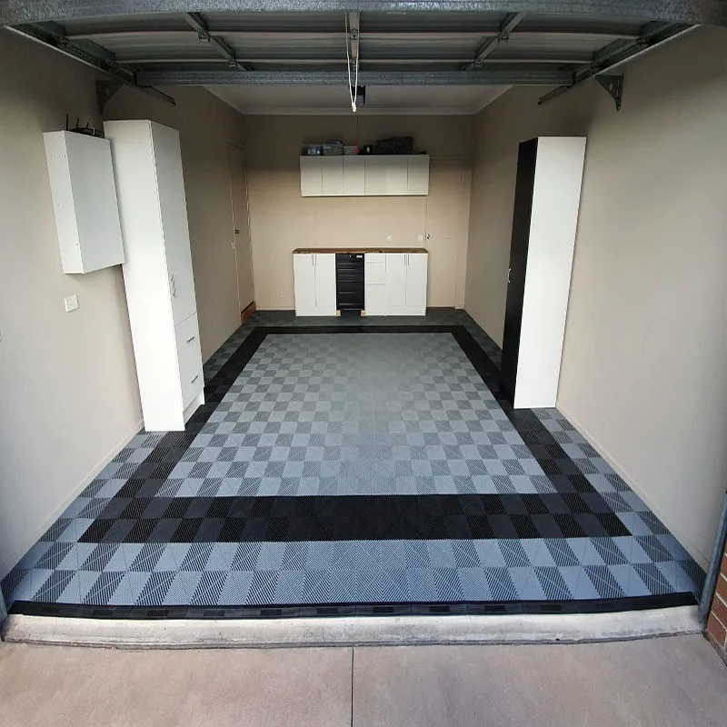 Hot Sale Indoor Interlocking Drainage Rubber Mats For Garage Floors Car washshop