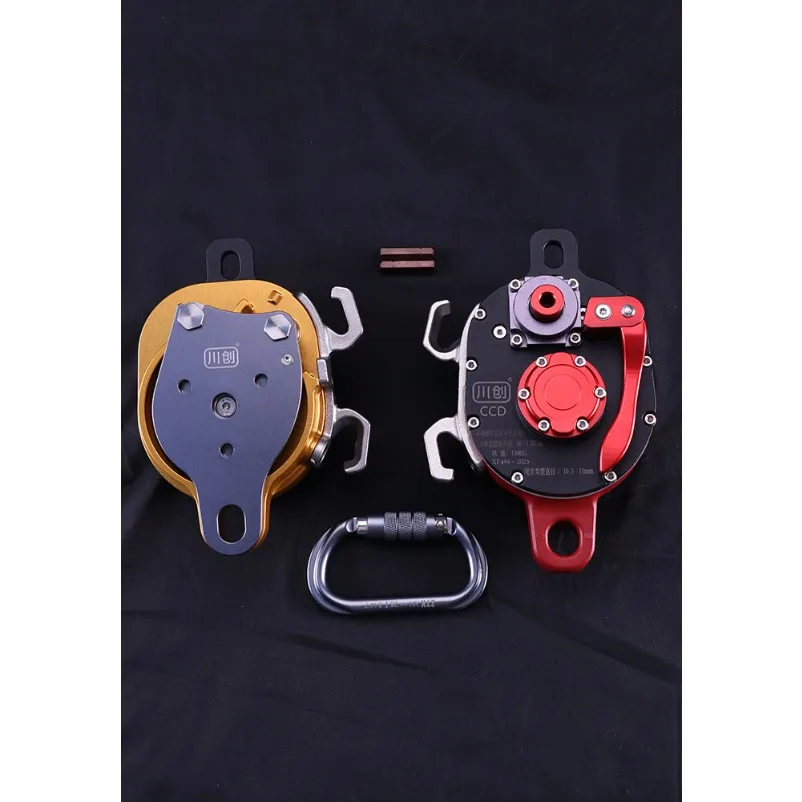 CCD CCR Drill Powered Rope Ascender Descender Electric Lift Slow Descent Pulley Rope Climber Lifting Tool