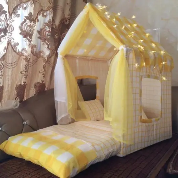 Съемный и моющийся домашний питомник для собак Xia Xiao Dibi, тайский средний медведь, кровать принцессы, хлопковая палатка из полипропилена