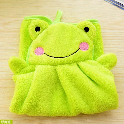 Kitchen Hand Towel Household Lovely Hanging Absorbency Coral Velvet Thick Non - Grease Rag Non - Hair Wash Cloth