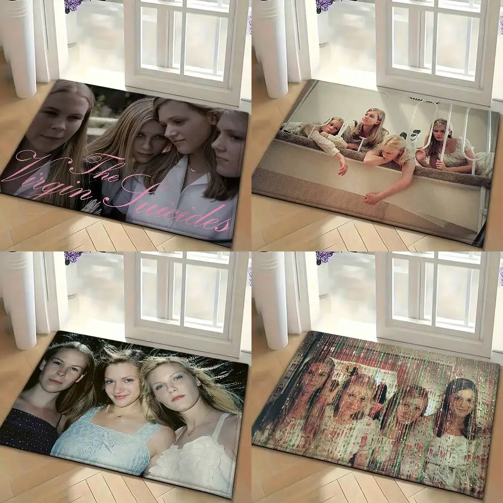 T-The V-Virgin S-Suicides Movie Floor Mat Soft Non Slip for Entry Door Bathroom Indoor Home Decorative Carpet