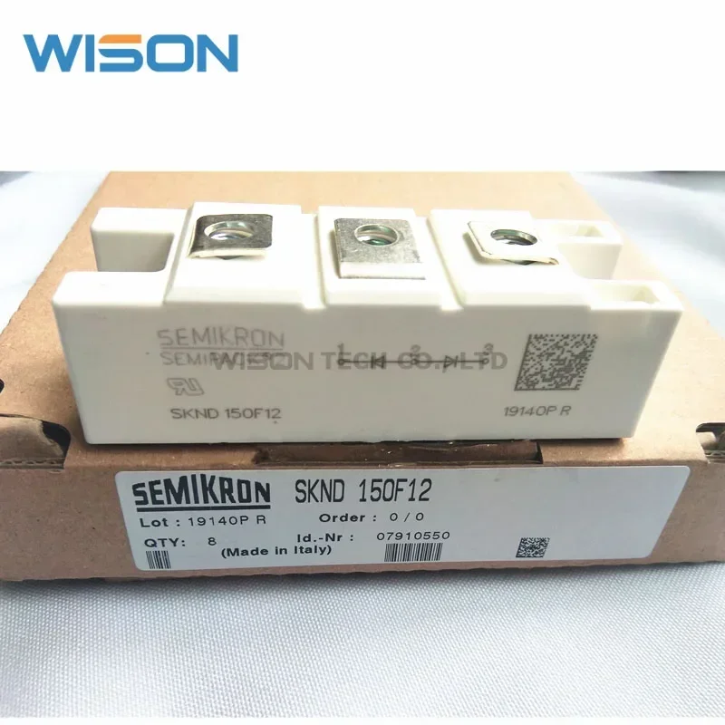 

SKMD150F12 SKND150F12 БЕСПЛАТНАЯ ДОСТАВКА НОВОГО И ОРИГИНАЛЬНОГО МОДУЛЯ ТИРИСТОР
