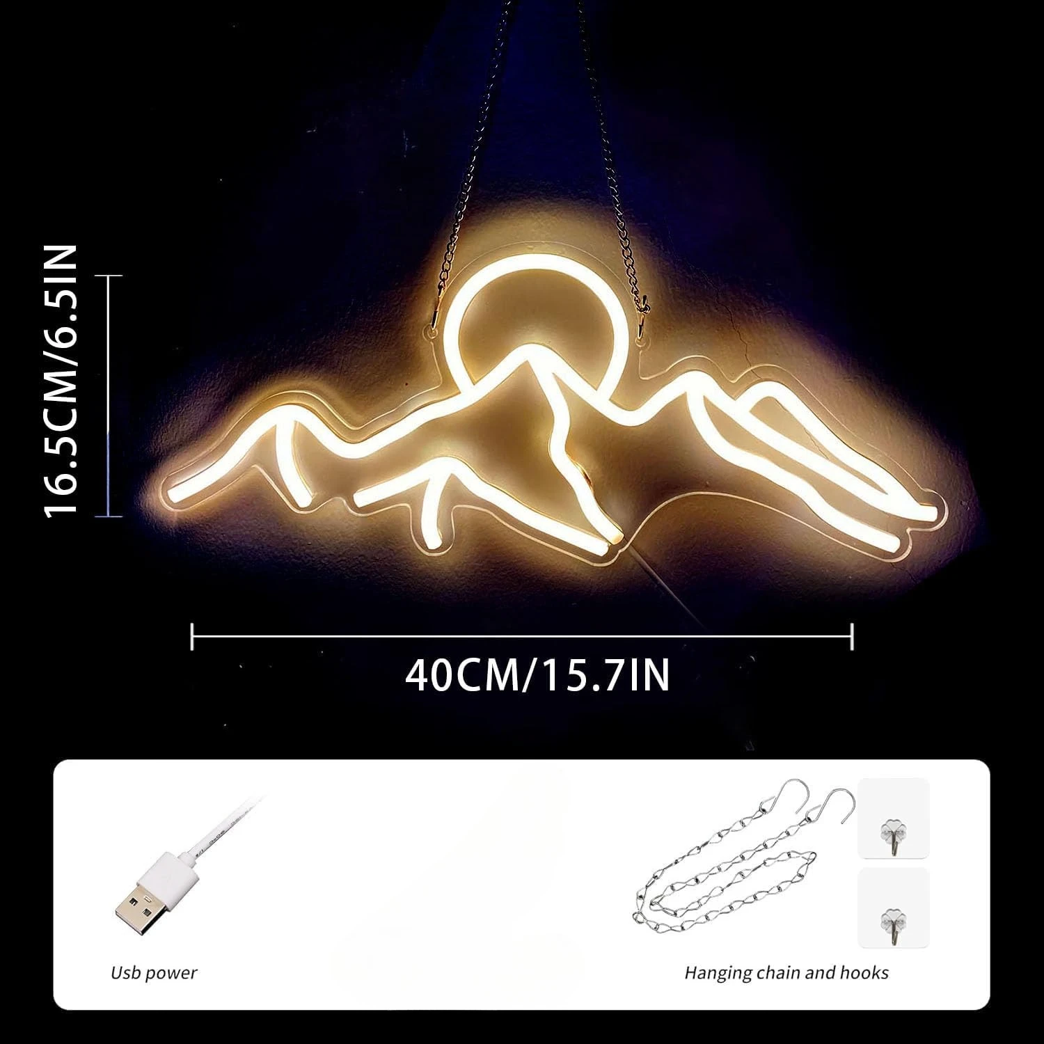 Neonowy znak górski z możliwoś – Home Decor Range recenzja i cena