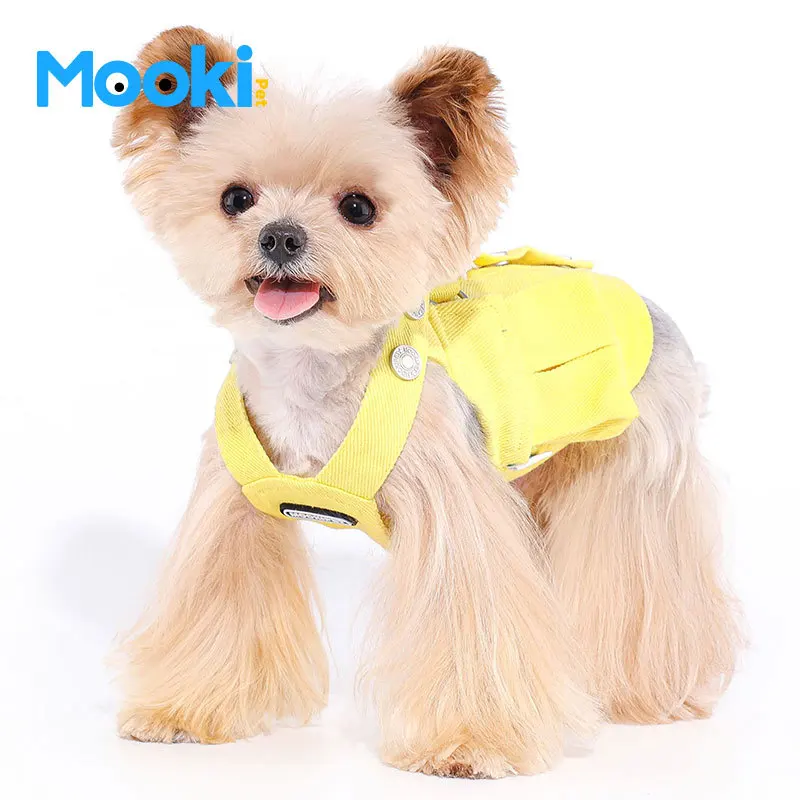 

Mookipet Shaka Color Frock Vest 2024 summer clothing Pet Cat dog Clothes for Puppy Small medium dog chihuahua yorkshire apparels