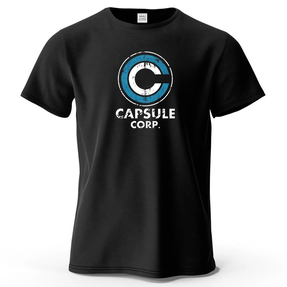 Capsule Corp Lustiges Druck-Japan-Anime-Herren-T-Shirt, Sommer-Streetwear-Oberteile, Modemarke, T-Shirt-Kleidung – Detail 3