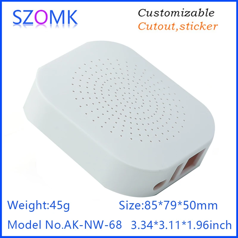 Smart Socket Plastic Electronics Humidity Temperature Sensor Junction Box Wireless Smoke Sensing Instrument Housing Control Box