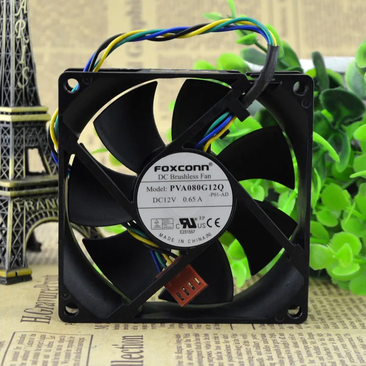 

8CM8025 12V0.65A 4PIN PWM CPU FAN PVA080G12Q