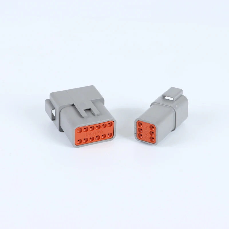 1 Sets Deutsch DT 2Pin Connector DT06-2S DT04-2P Male or Female Automotive Waterproof Connector with Common Pin Socket