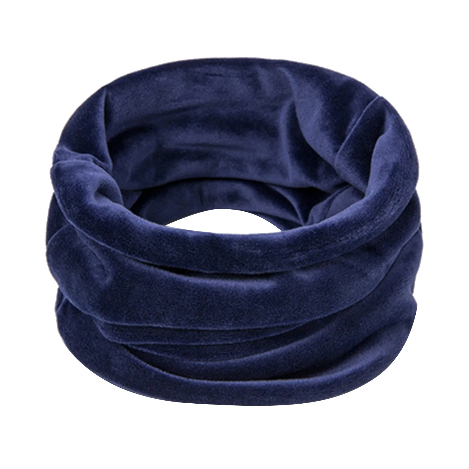 Women Men Soft Knitted Neck Warmer Sport Scarf Face Mask Winter Scarves Skating Running Warm Wool Fur Thick Men Neck Scarves