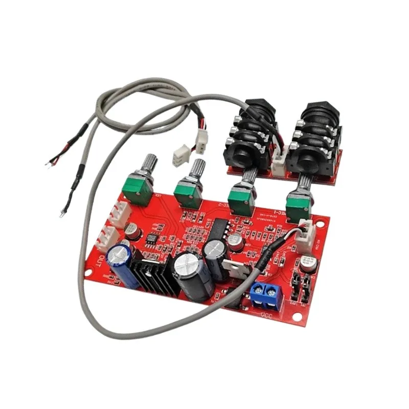 For Microphone Amplifier Board Operational Amplifier Pre-amplifier Board Reverb Board Dynamic Electret Head
