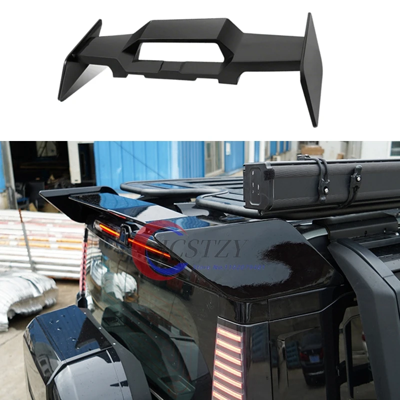 

Car ABS Bright Black Rear Spoiler Fit for JETOUR Traveler T2 Modified Auto Big Tail Wing Roof Fixed Wing Exterior