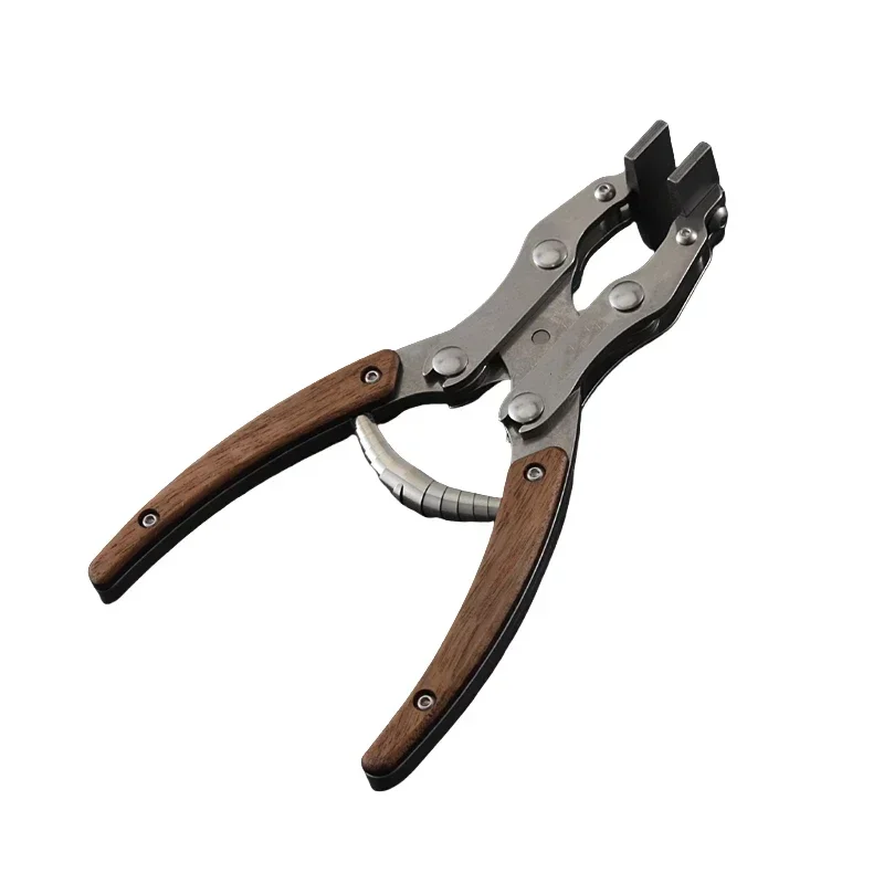 

NEW Flat Mouth Parallel Pliers Hand DIY Leather Tool Pliers