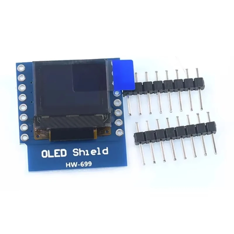SSD1306 I2C OLED Display for Wemos D1 Mini - 0.66 Inch 64x48 Pixel LCD Shield