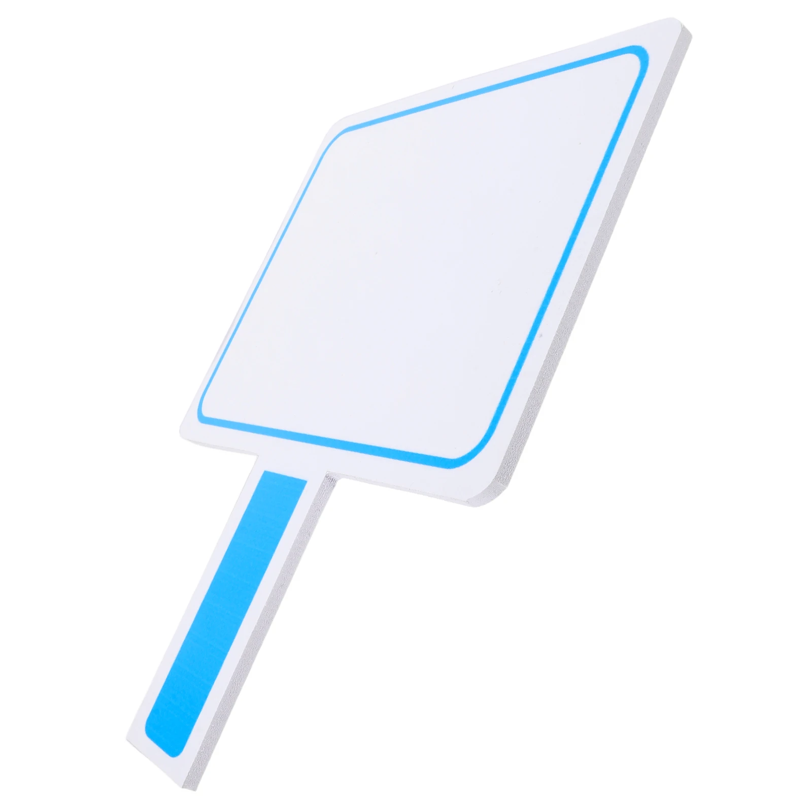 

Student Holding Whiteboard Double Sided Dry Erase Paddles Blue Pvc Diy Blank Writing Scoreboard