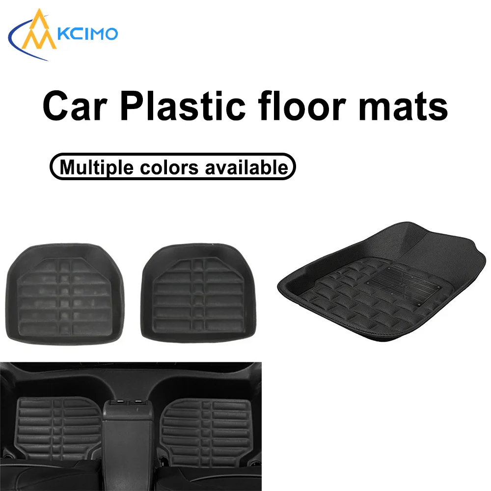 

4 Pcs plastic mats for automobiles Most models of GM Waterproof and dirt-resistant car universal floor mats Car Accessories