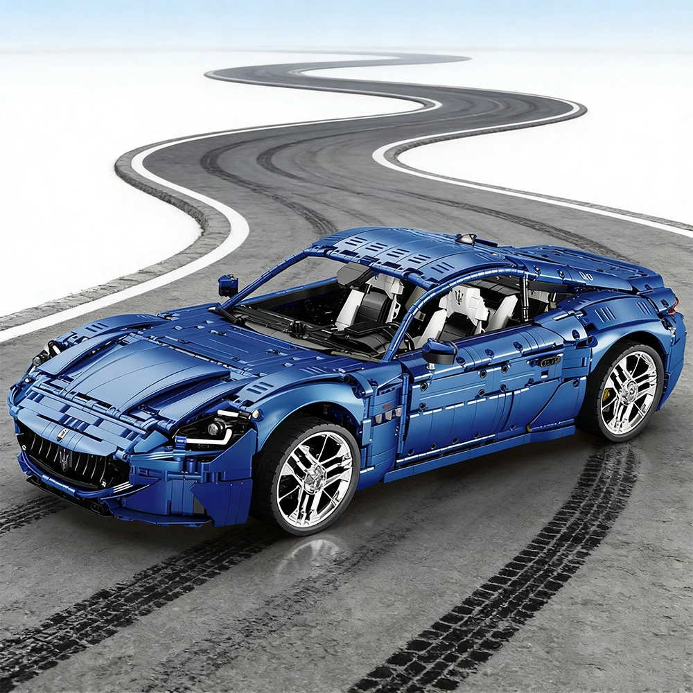 

Конструктор Maserati GranTurismo 110th Anniversary Edition, масштаб 1:8, модель спортивного автомобиля, кирпичики, детские игрушки для самостоятельной сборки, украшение для рабочего стола