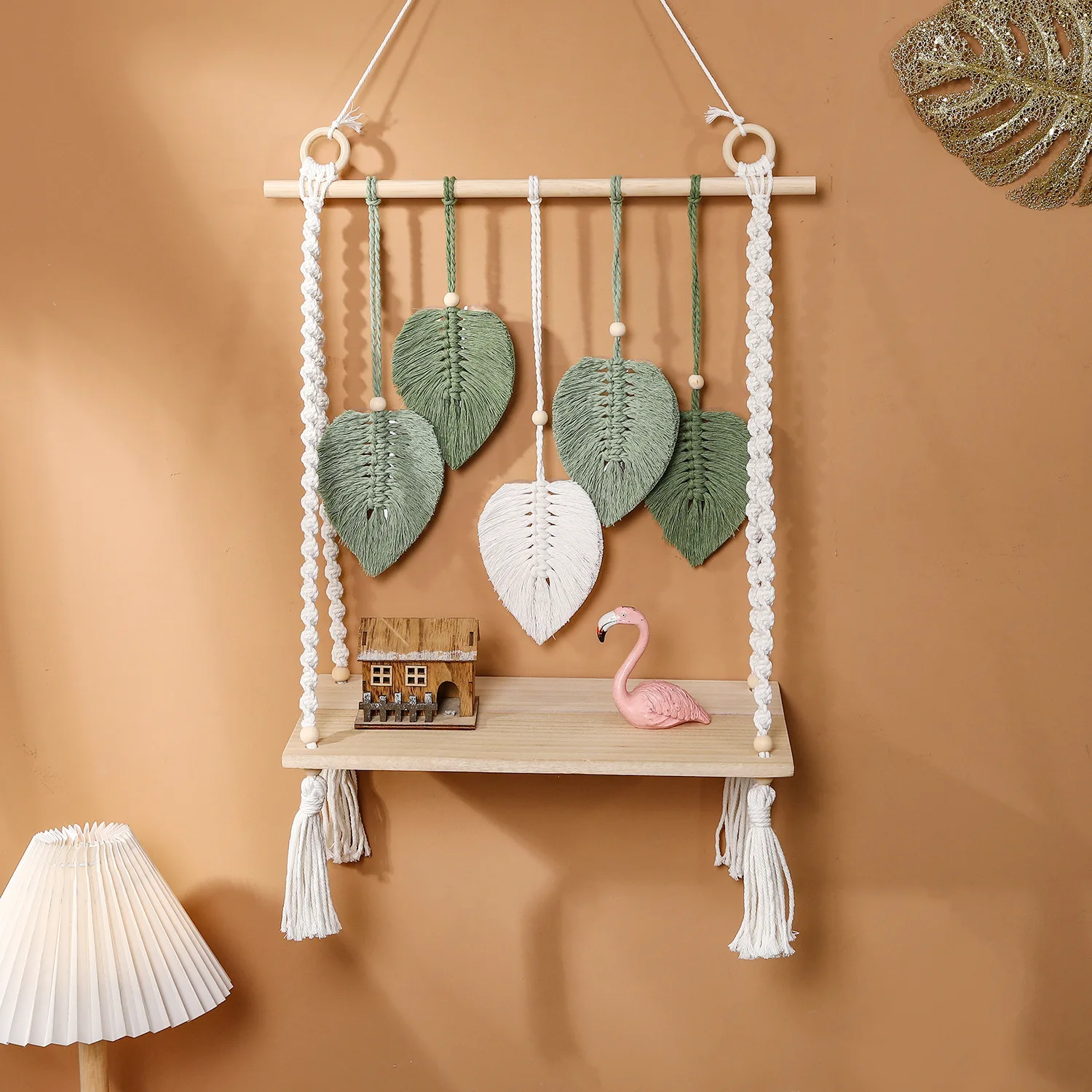 

Macrame Leaves Decor Modern Bohemian Handmade Leaf Macrame Tapestry Wall Decor Creative Art Wall Hangings Shop Home Decortion