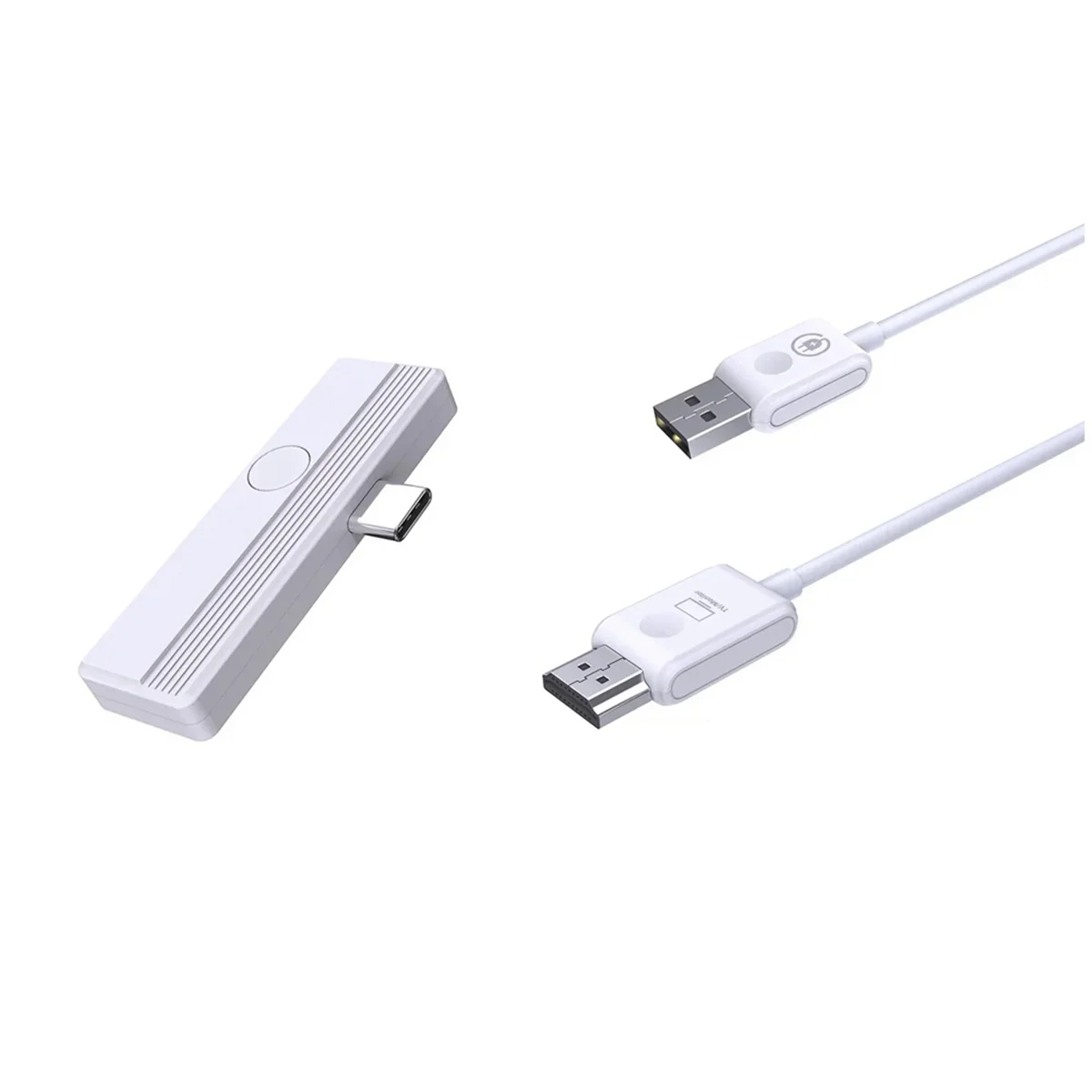 

AB20-Беспроводной USB C-HDMI-совместимый адаптер для дисплея, зеркало для экрана, удлинение для ноутбука, смартфона к ТВ-проектору