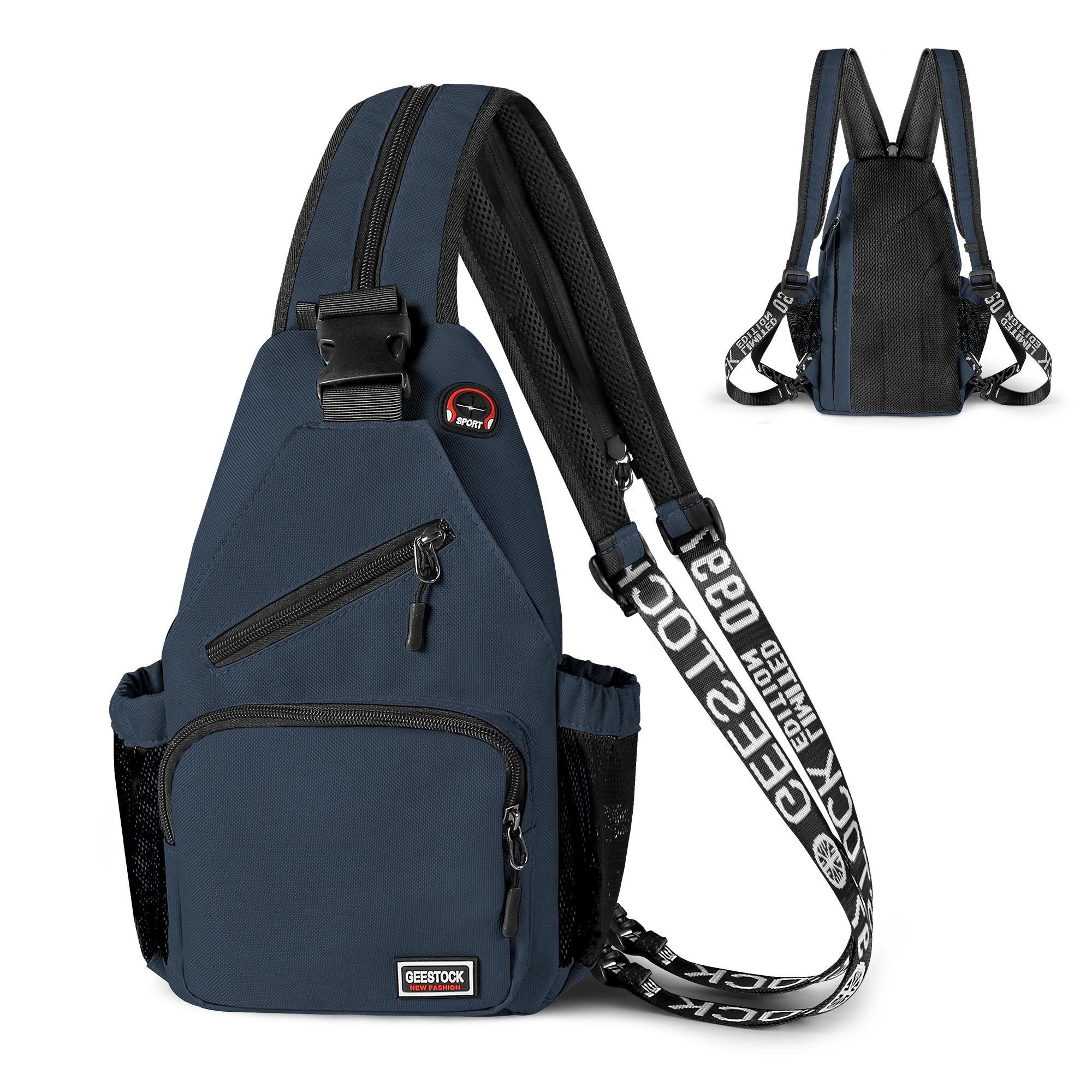 

Casual Stylish Chest Bag Waterproof Wear Resistant Large Capacity Unisex Crossbody Pack Fit For Travel Outdoor And Daily Use