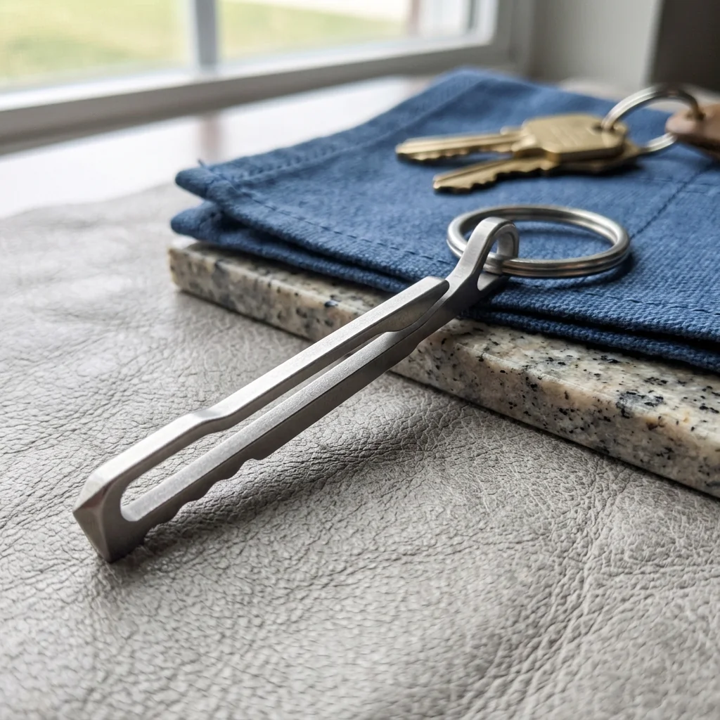 1pc Rattlesnake Keychain 304 Stainless Steel for Camping Travel Durable Spring Snap Hook Waist Clip Organizer
